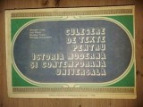 Culegere de texte pentru istoria moderna si contemporana universala- Gheorghe Cozan, Louis Roman