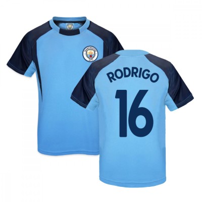Manchester City tricou de fotbal pentru copii Sky Rodrigo - 12/13 let foto