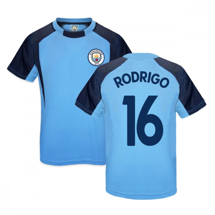 Manchester City tricou de fotbal pentru copii Sky Rodrigo - 12/13 let