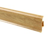 Plinta parchet PVC Vilo Flex 521, canal cablu, stejar antic, 2500 x 55 x 22 mm