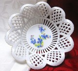 FARFURIE COS COSULET PORTELAN IMPLETIT DECOR FLORI DE NU MA UITA 15 CM