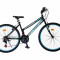Bicicleta MTB Dame Vision Venus Culoare Negru/Albastru Roata 26&quot; OtelPB Cod:202606000310