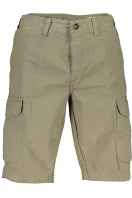 North Sails Pantaloni scurti barbati, cu buzunare mari pe laterale, Regular fit, Verde inchis, 32 foto