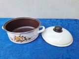 **ELO Craticioara cu capac, email, inductie, 22 cm, 2.5 L