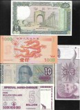 Set 5 bancnote de prin lume adunate (cele din imagini) #24