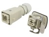 Conector WEIDM&Uuml;LLER HDC 4 pini, 400V, 16A, Carcasa Plastic, Montare Cablu/Panou