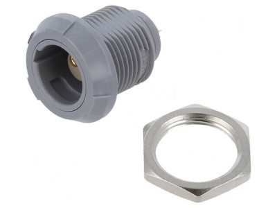Mufă Mamă Circulară 2 Pin 10A IP50 0.5mm&amp;sup2; foto