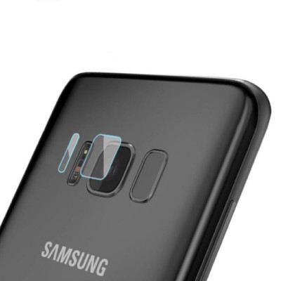 Folie Camera pentru Samsung Galaxy S8 Plus, Mocolo Full Clear Camera Glass, Clear foto