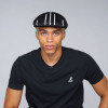 Basca Kangol Stripe X-Top 504 Alb (XL) - Cod 315478259, Negru