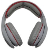 Casti Profesionale Bluetooth 3.0 / Card MicroSD / CrystalClearSound / Pliabile Alb/Rosu