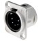 Conector XLR 5 pini pentru panou