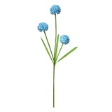 Cumpara ieftin Set 3 flori artificiale verzi albastre 12x8x84 cm