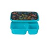 Caserola pentru alimente, 3 compartimente pentru copii, Gaming, Bleu, Baieti, 1 l, ATU-087209, Oem