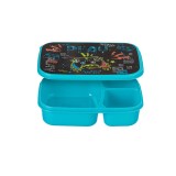 Caserola pentru alimente, 3 compartimente pentru copii, Gaming, Bleu, Baieti, 1 l, ATU-087209, Oem