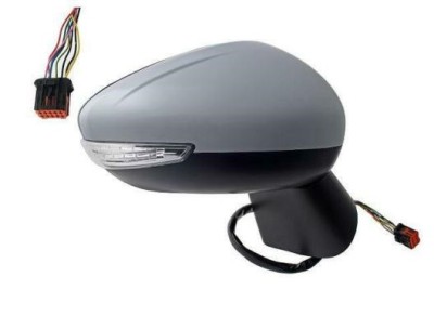 Oglinda usa exterioara Citroen C3 Aircross, 10.2017-, partea Dreapta, reglare electrica; grunduit; incalzit; sticla convexa; geam cromat; Senzor de t foto