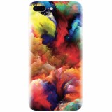 Husa silicon pentru Apple Iphone 8 Plus, Oil Painting Colorful Strokes