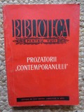 Prozatorii Contemporanului - Biblioteca Pentru Toti (BPT) - Antologie Beletristica