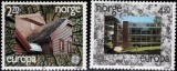 Norvegia 1987 - Arhitectura moderna, Europa, serie neuzata