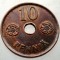 7.248 FINLANDA WWII 10 PENNIA 1943 XF/AUNC
