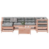 VidaXL Set mobilier de grădină cu perne, 7 piese, lemn masiv douglas 3250922