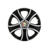 Set 4 Capace Roti 15 inchi (R15) Bis Gri-Negru, Compatibile Cu Alfa Romeo, Autohelix MSA