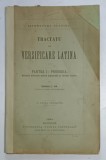 Carte Tractatu de Versificare Latina Partea I Prosodia G. DEM. THEODORESCU 1894 Brosata 88 pagini