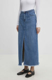 Answear Lab fusta jeans maxi, drept