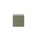 Boxie &ndash; dulap de perete cu 2 sertare, 40x40x37 cm, verde