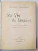 GEORGES CARPENTIER - MA VIE DE BOXEUR, 1921