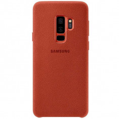 Husa Originala Samsung Alcantara Cover Galaxy S9+ Plus, Rosu foto