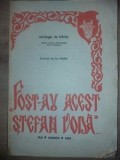 Fost-au acest Stefan Voda... Antologie de folclor