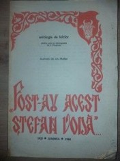 Fost-au acest Stefan Voda... Antologie de folclor