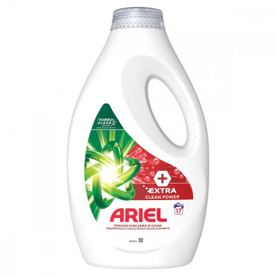 Detergent Lichid Pentru Rufe, Ariel, Extra Clean Power, 850 ml, 17 spalari foto