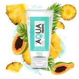 Lubrifiant pe baza de apa Aqua Travel cu aroma de fructe tropicale 50 ml
