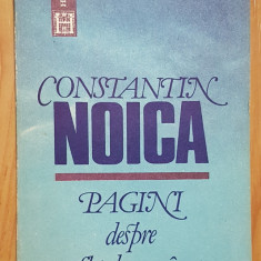 Pagini despre sufletul romanesc de Constantin Noica