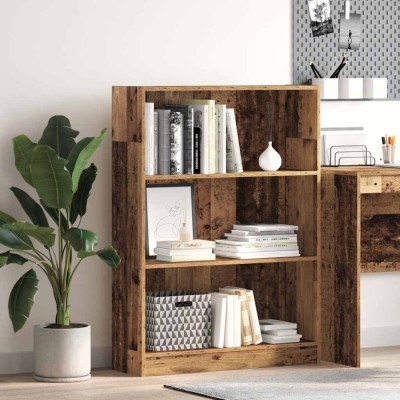 vidaXL Bibliotecă, lemn vechi, 80x24x109 cm, lemn prelucrat 857842 foto