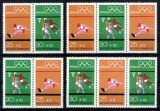 Germania RFG 1972, Mi #734-737, sport, Olimpiada Munchen, set COMPLET perechi si straifuri, MNH, cota 136 &euro;! RARE!!! 3 scanuri