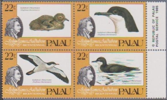 PALAU - 1985 - PASARI - AUDUBON