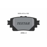 Set placute frana TEXTAR 2058201