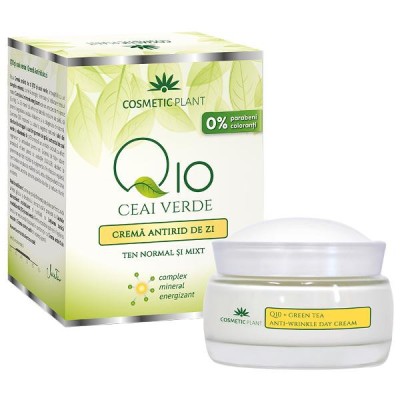 Crema Antirid de Zi Q10 si Mineral Complex 50ml Cosmetic Plant foto