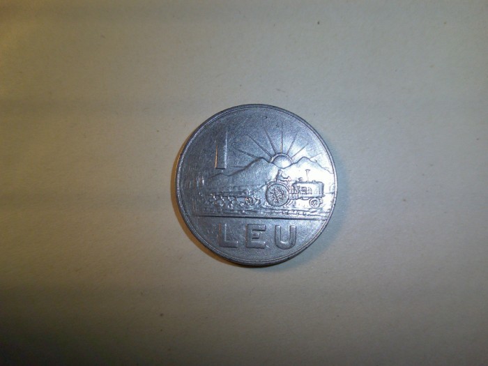 Moneda 1 leu 1966 , cal. F.Buna