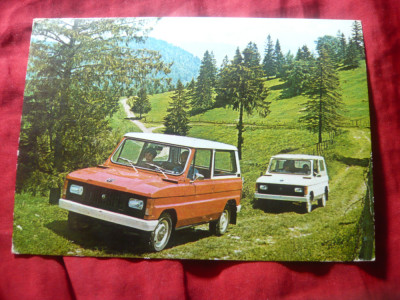 Ilustrata Romania ARO 10 Campulung Muscel , Auto-Dacia Bucuresti foto