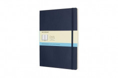 Moleskine Classic Notebook, Extra Large, Dotted, Sapphire Blue, Soft Cover (7.5 X 10) foto