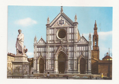 FA36-Carte Postala- ITALIA - Firenze, Basilica di S. Croce, necirculata foto