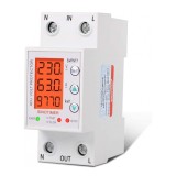 Releu Protectie Tensiune Monofazat Sinotimer SVP977L-80A, 80A, 230V, 2 Poli
