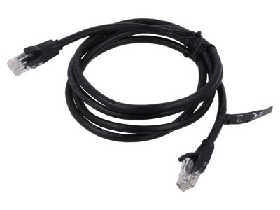 Patch Cord U/UTP Cat6 Negru 10m foto