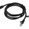 Patch Cord U/UTP Cat6 Negru 10m