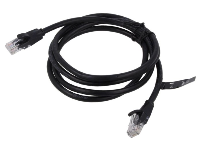Patch Cord U/UTP Cat6 Negru 10m