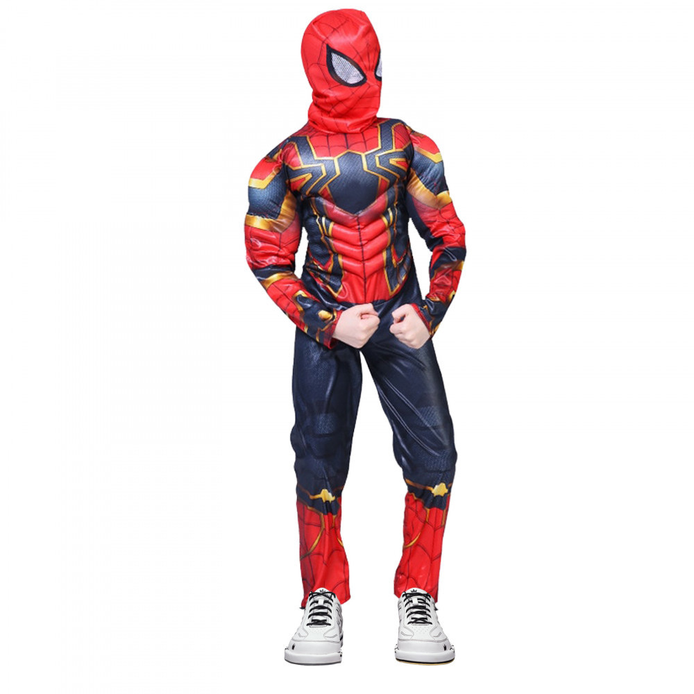 Costum cu muschi Iron Spiderman pentru baieti | arhiva Okazii.ro