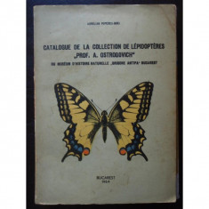 CATALOGUE DE LA COLLECTION DE LEPIDOPTERES PROF. A. OSTROGOVICH foto